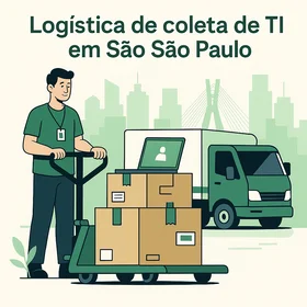 Logística de coleta de ativos de TI em São Paulo
