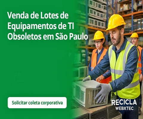 Coleta de equipamentos de TI em empresas