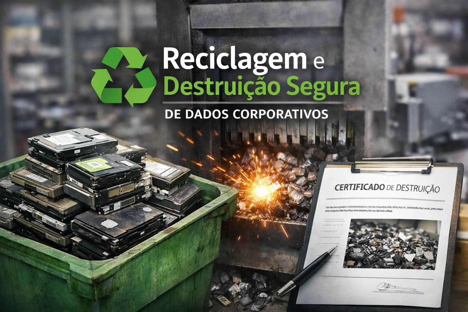 Destruição de dados corporativos com conformidade LGPD em São Paulo