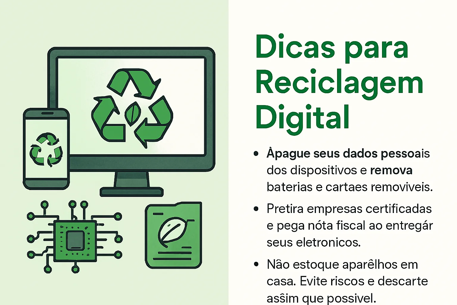 Dicas para Reciclagem Digital