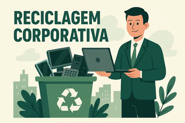 Reciclagem corporativa de equipamentos de TI em São Paulo com coleta gratuita