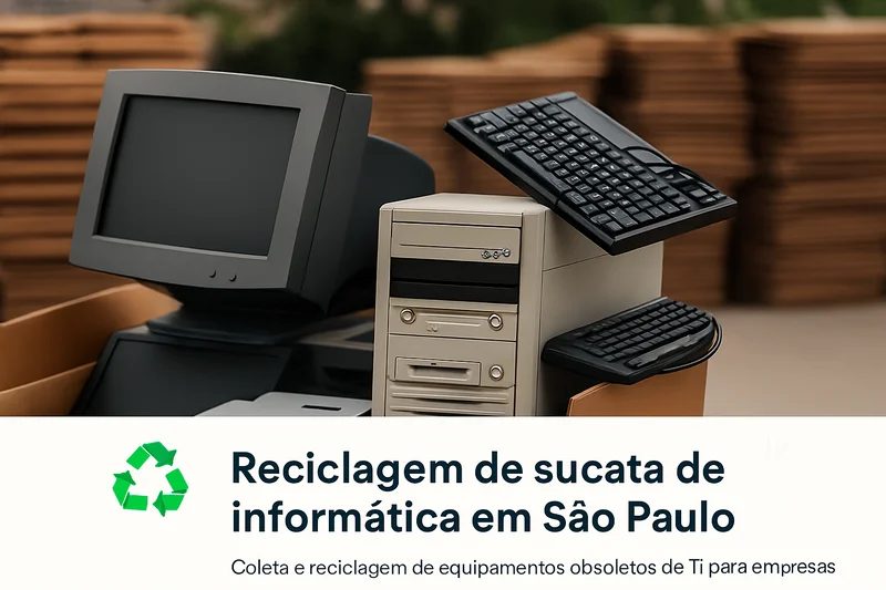 Coleta e reciclagem de computadores e eletrônicos corporativos em São Paulo